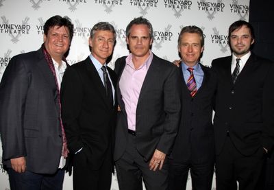 Ed Jewett, David Garrison, Michael Park, Linus Roache and James McMenamin Photo
